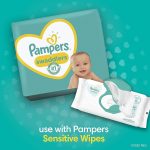 Pampers Swaddlers Newborn Diaper Size 1 96 Count - Image 10